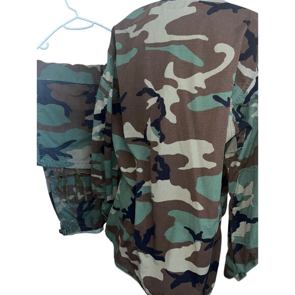 Military Camouflage Set Jacket Medium Tactical Combat & Pant Small BDU - Picture 3 of 12